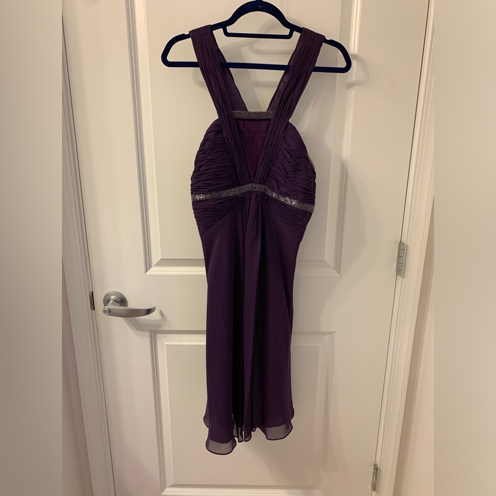 Semi-Formal Purple Party Dress